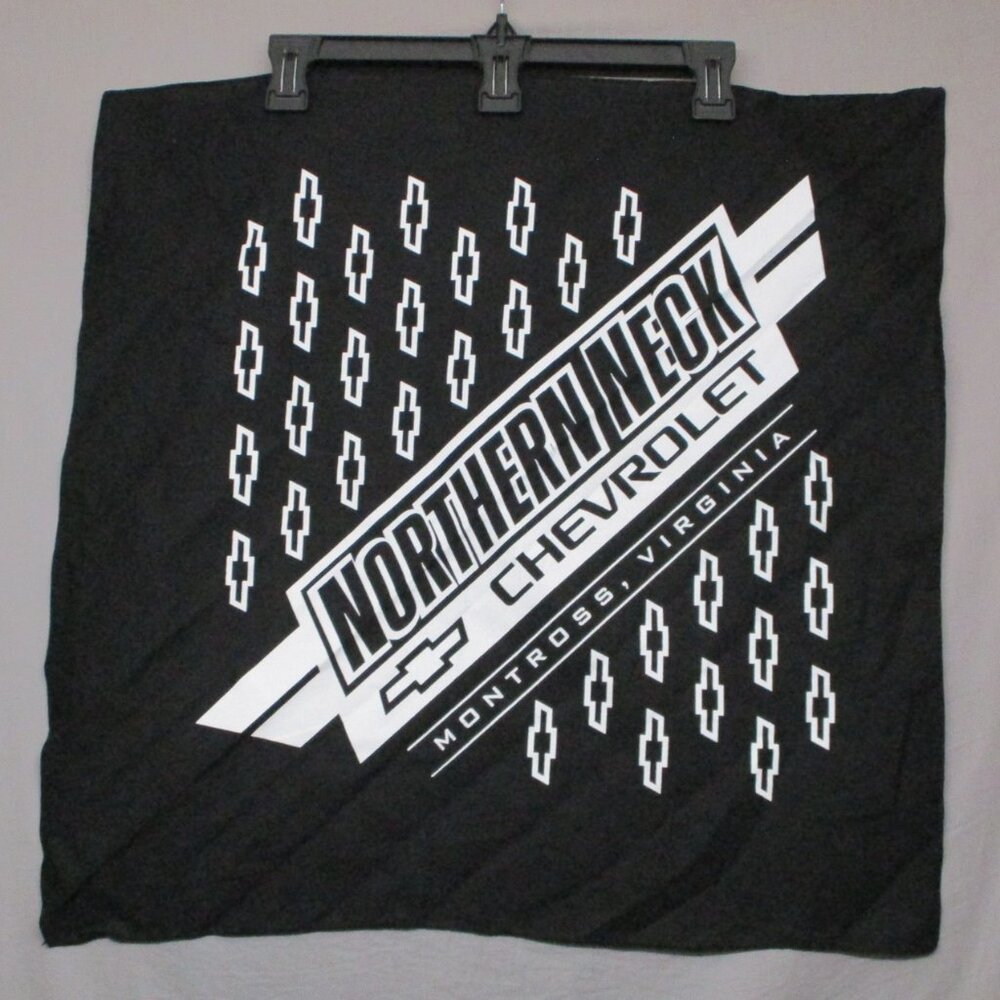 Chevrolet Northern Neck Bandana/Scarf Black & White - Picture 1 of 10